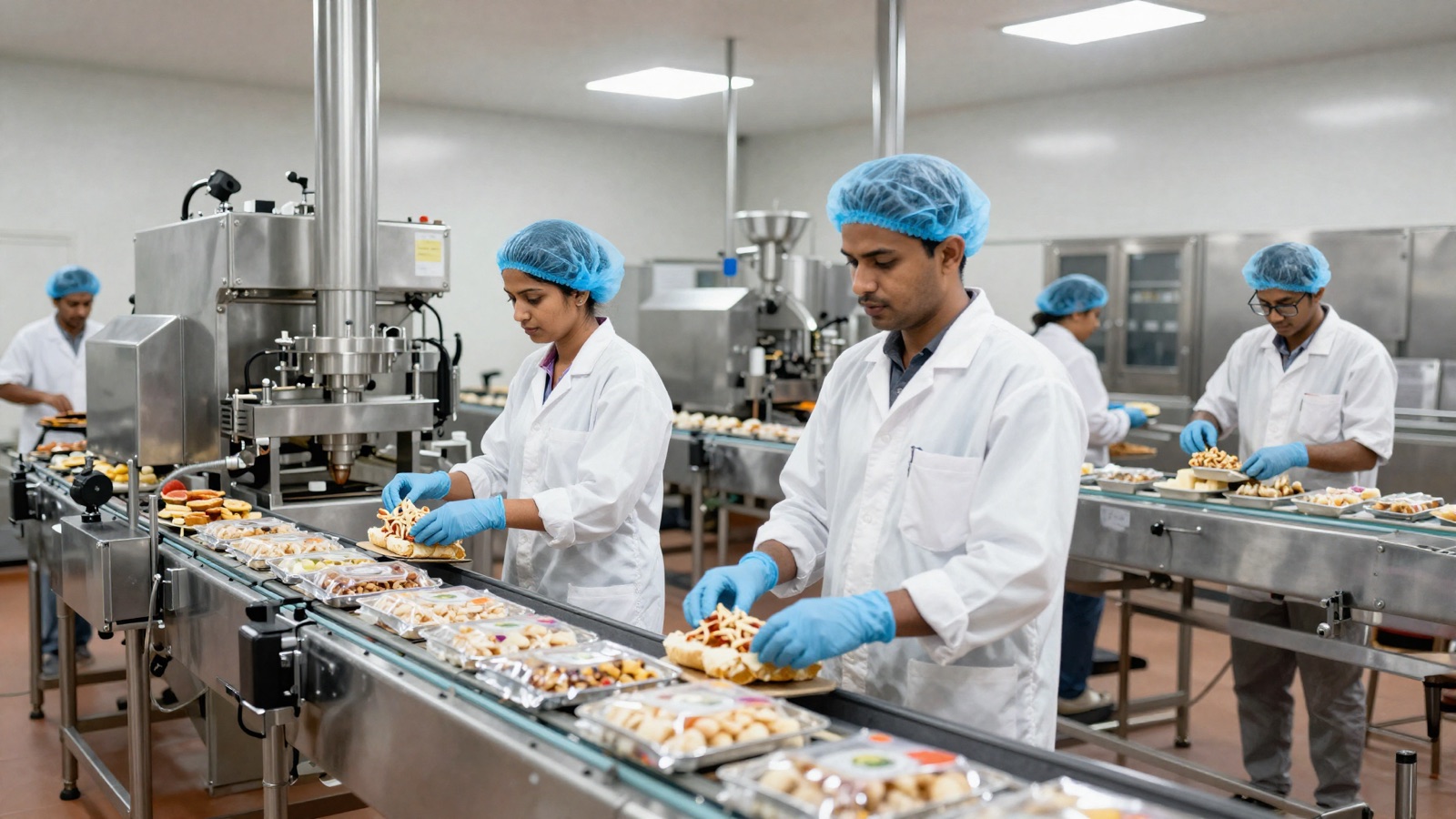 Food processing line